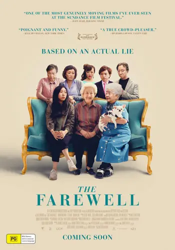 Theatrical poster of the movie 'The Farewell'.