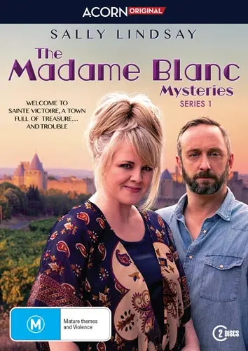 DVD of 'The Madame Blanc Mysteries: Series 1'.