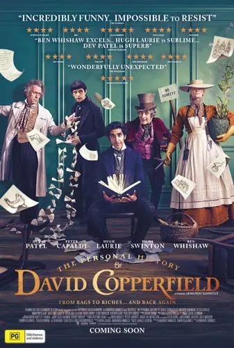 Theatrical poster of the movie 'The Personal History of David Copperfield'.