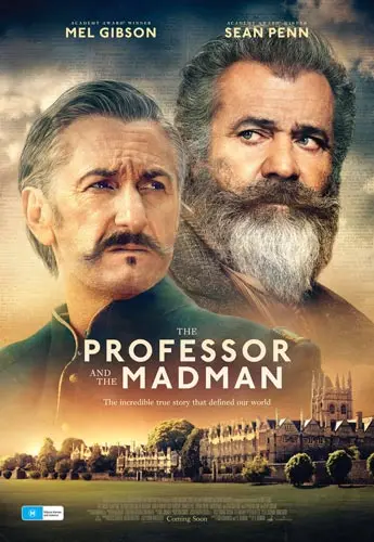 Theatrical poster of the movie 'The Professor and the Madman'.