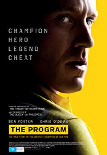 Theatrical poster of the movie 'The Program'.