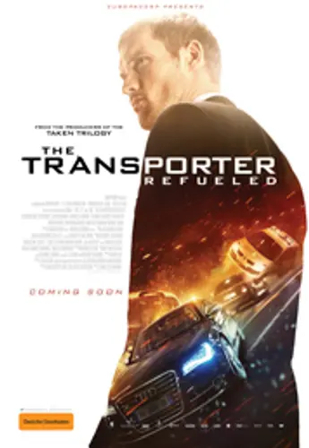 Theatrical poster of the movie 'The Transporter Refueled'.