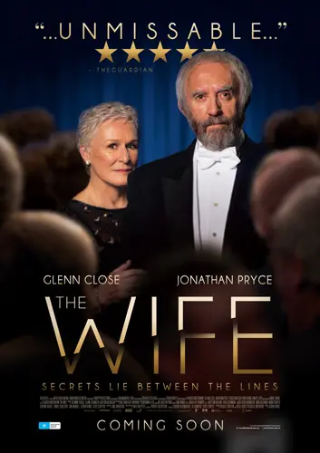 Theatrical poster of the movie 'The Wife'.