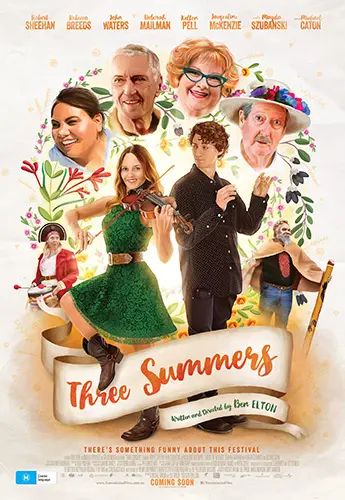 Theatrical poster of the movie 'Three Summers'.