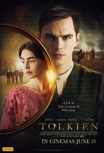 Theatrical poster of the movie 'Tolkien'.