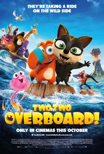 Theatrical poster of the movie 'Two by Two: Overboard!'.