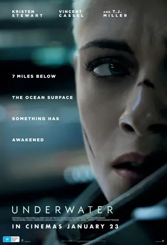 Theatrical poster of the movie 'Underwater'.