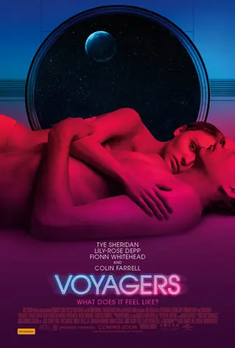 Theatrical poster of the movie 'Voyagers'.