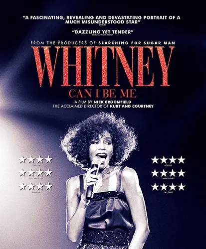Theatrical poster of the movie 'Whitney: Can I Be Me'.