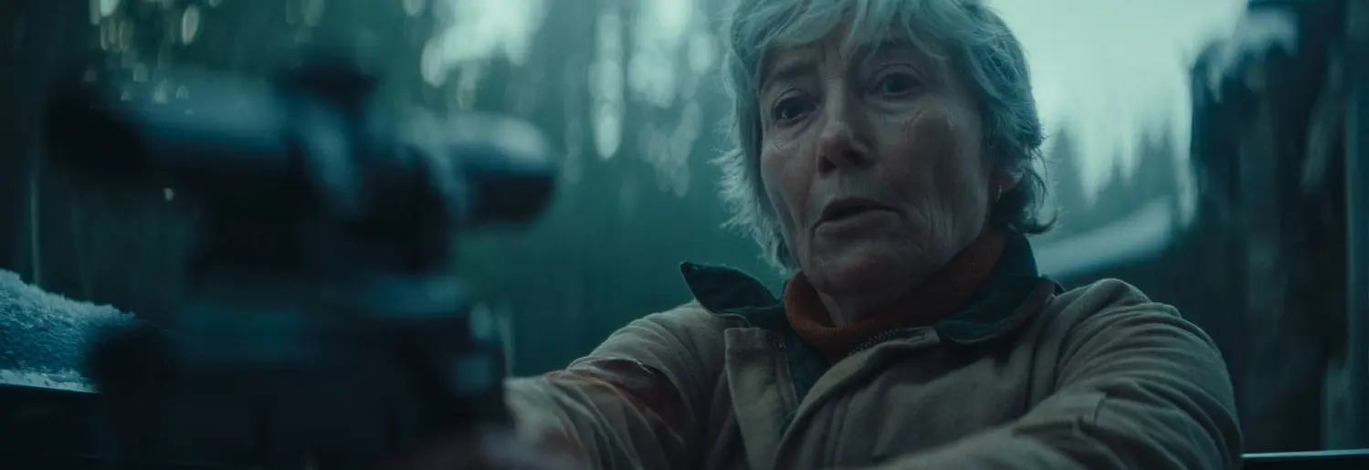 Dead of Winter - Emma Thompson leaves behind one hot action movie
